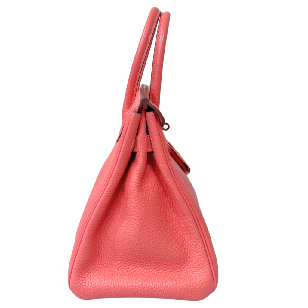 Hermès Birkin Rose Pink Clemence 30CM Palladium HW (2011)