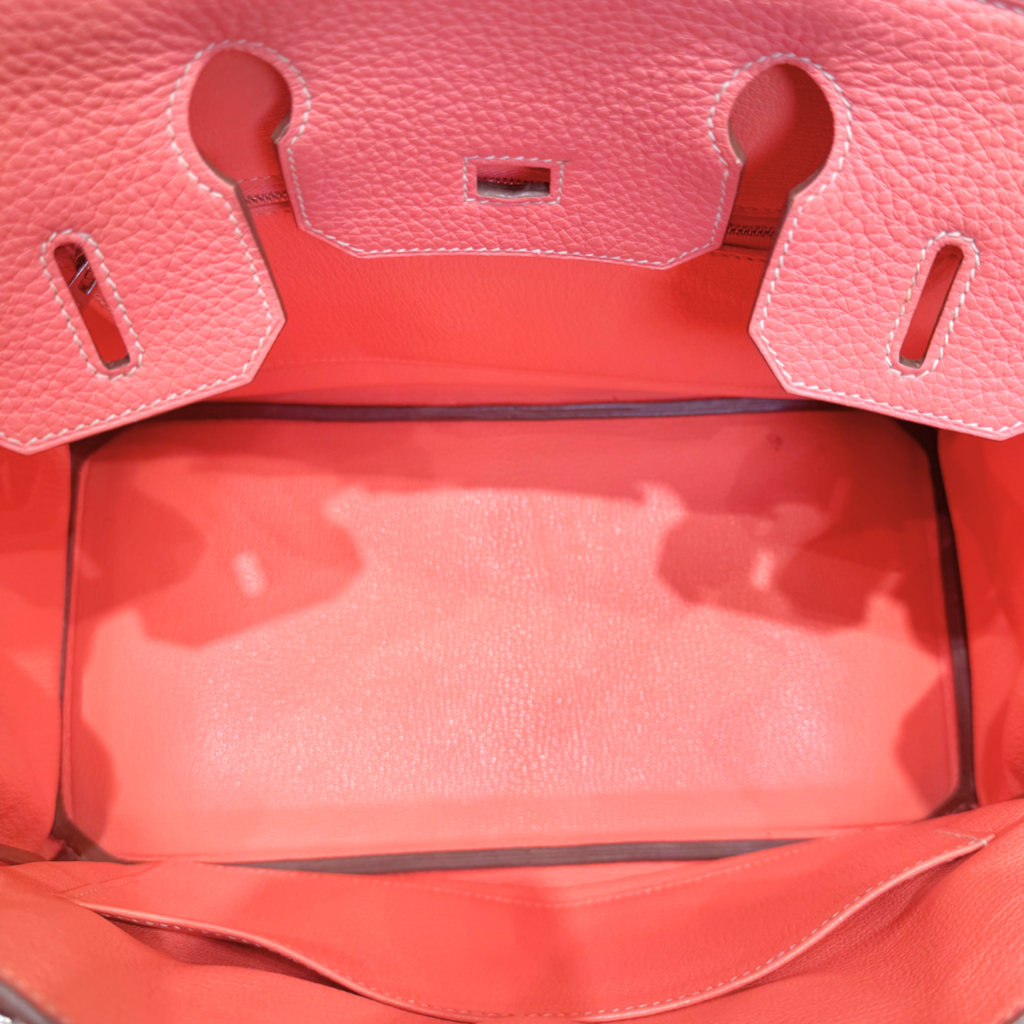 Hermès Birkin Rose Pink Clemence 30CM Palladium HW (2011)