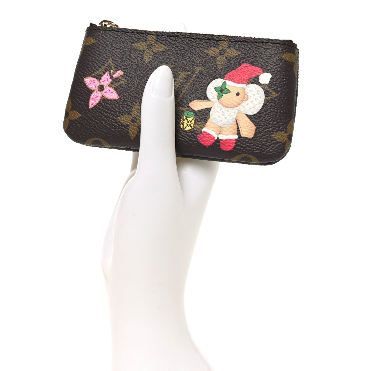 Monogram 2024 Christmas Animation Candy Factory Key Pouch Candy Red