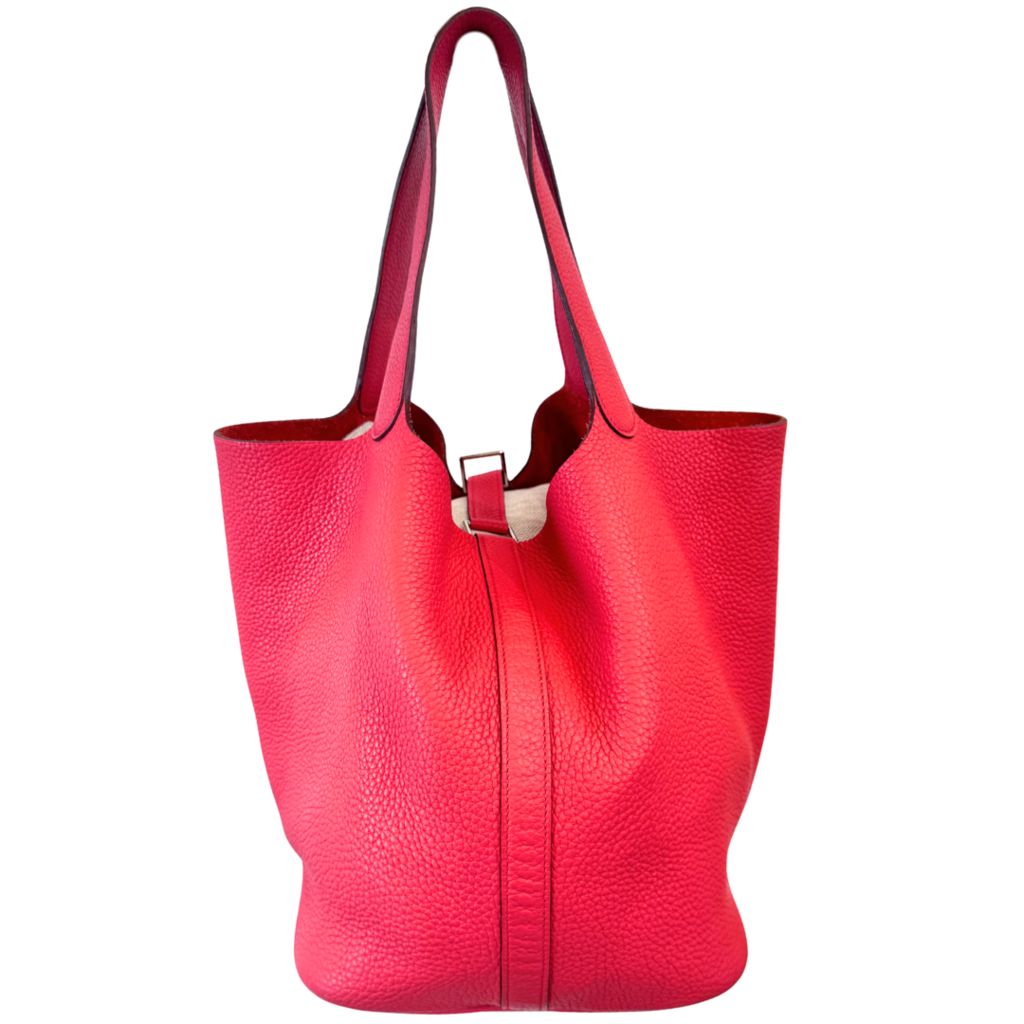 Hermès Picotin Coral Pink Clemence 26CM Palladium HW (2009)