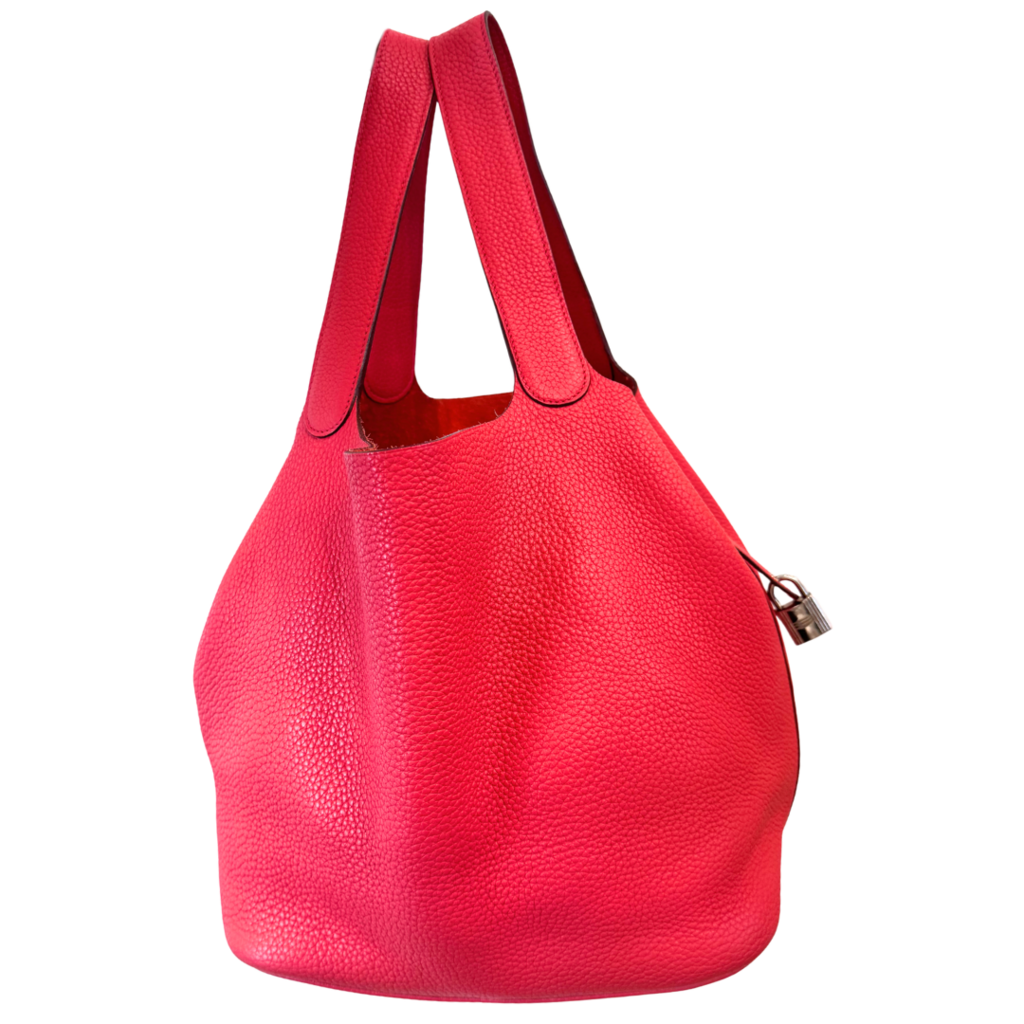 Hermès Picotin Coral Pink Clemence 26CM Palladium HW (2009)