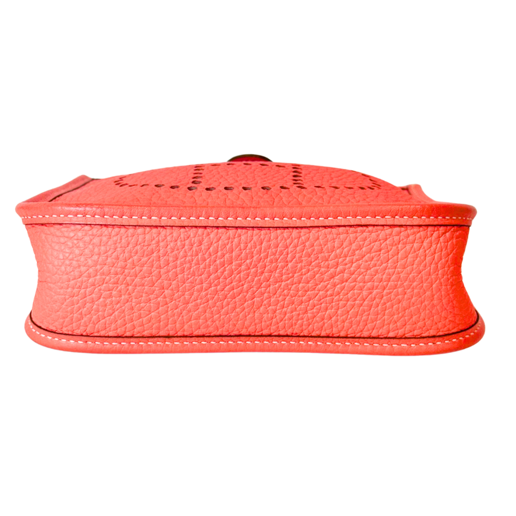 Hermès Evelyne Coral Pink Clemence TPM Palladium HW (2011)