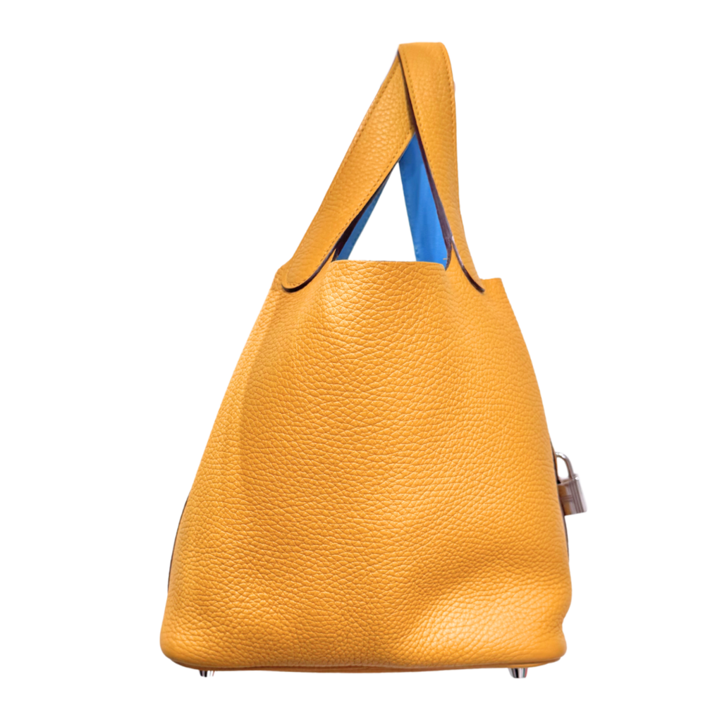 Hermès Picotin Celeste Jaune Eclat Togo 18CM Palladium HW (2017)