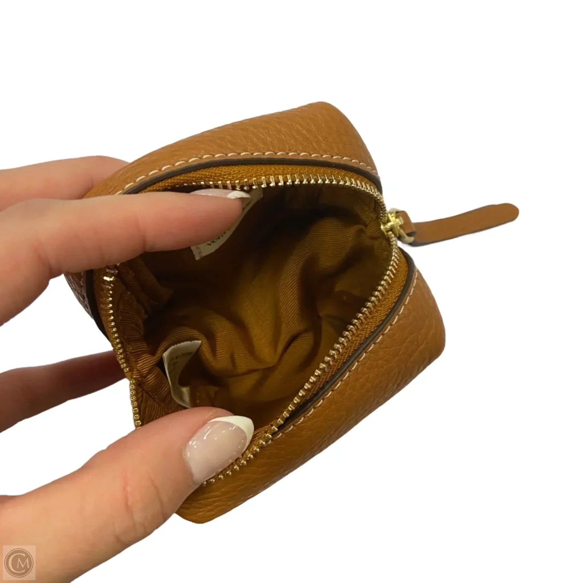 Coin Purse Leather By Vera Bradley, Size: Small