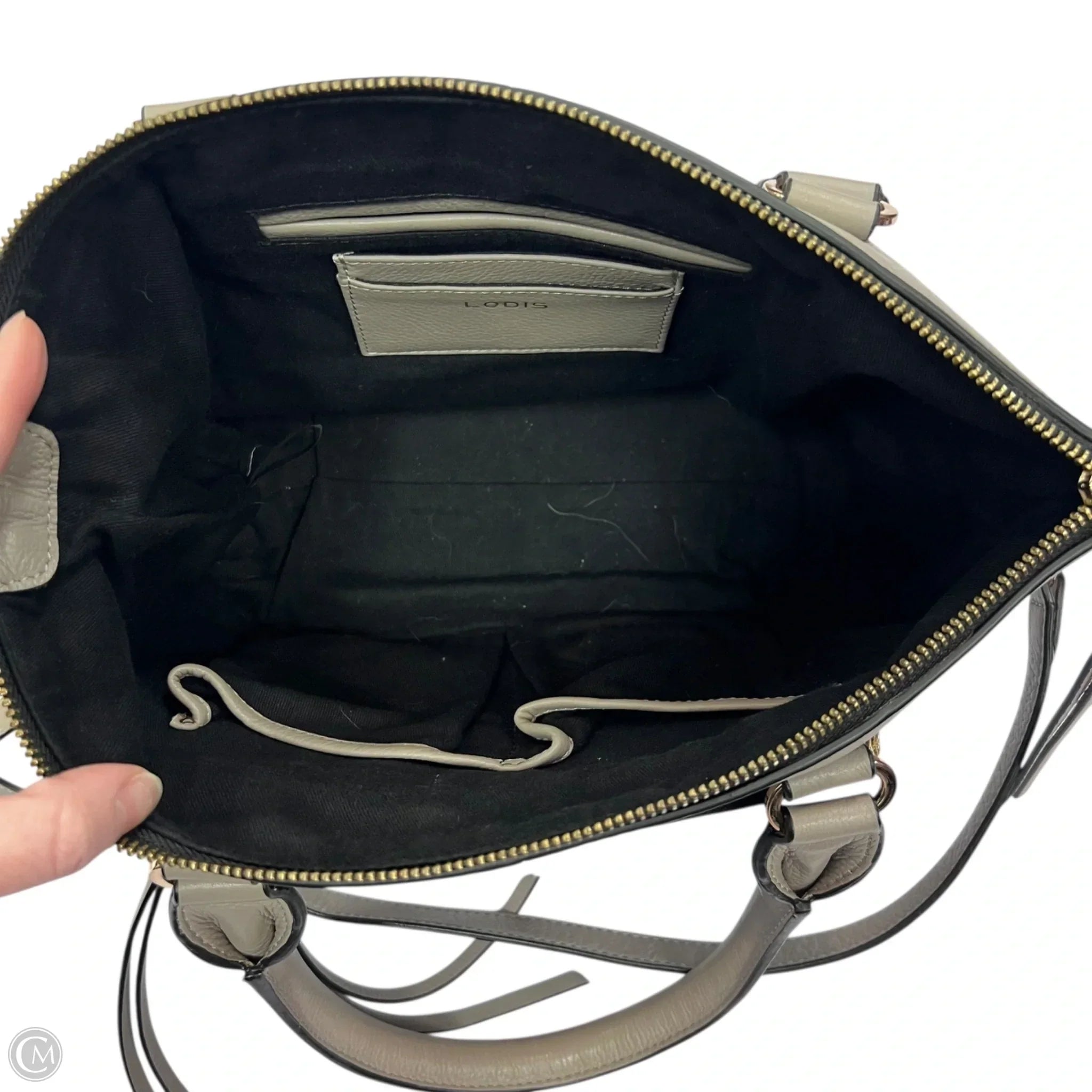 Crossbody Leather By Lodis, Size: Medium