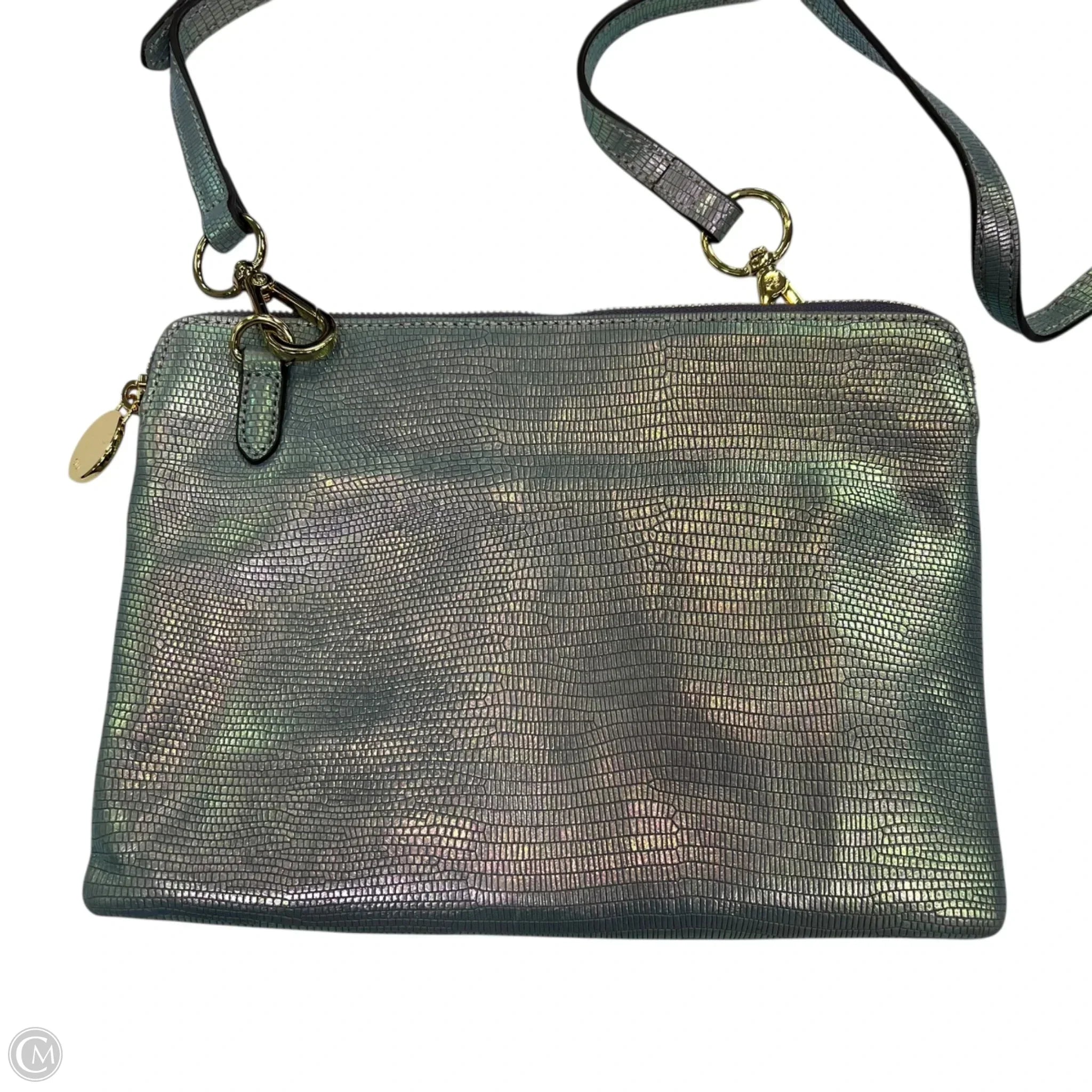 Crossbody Leather By Clothes Mentor, Size: Small