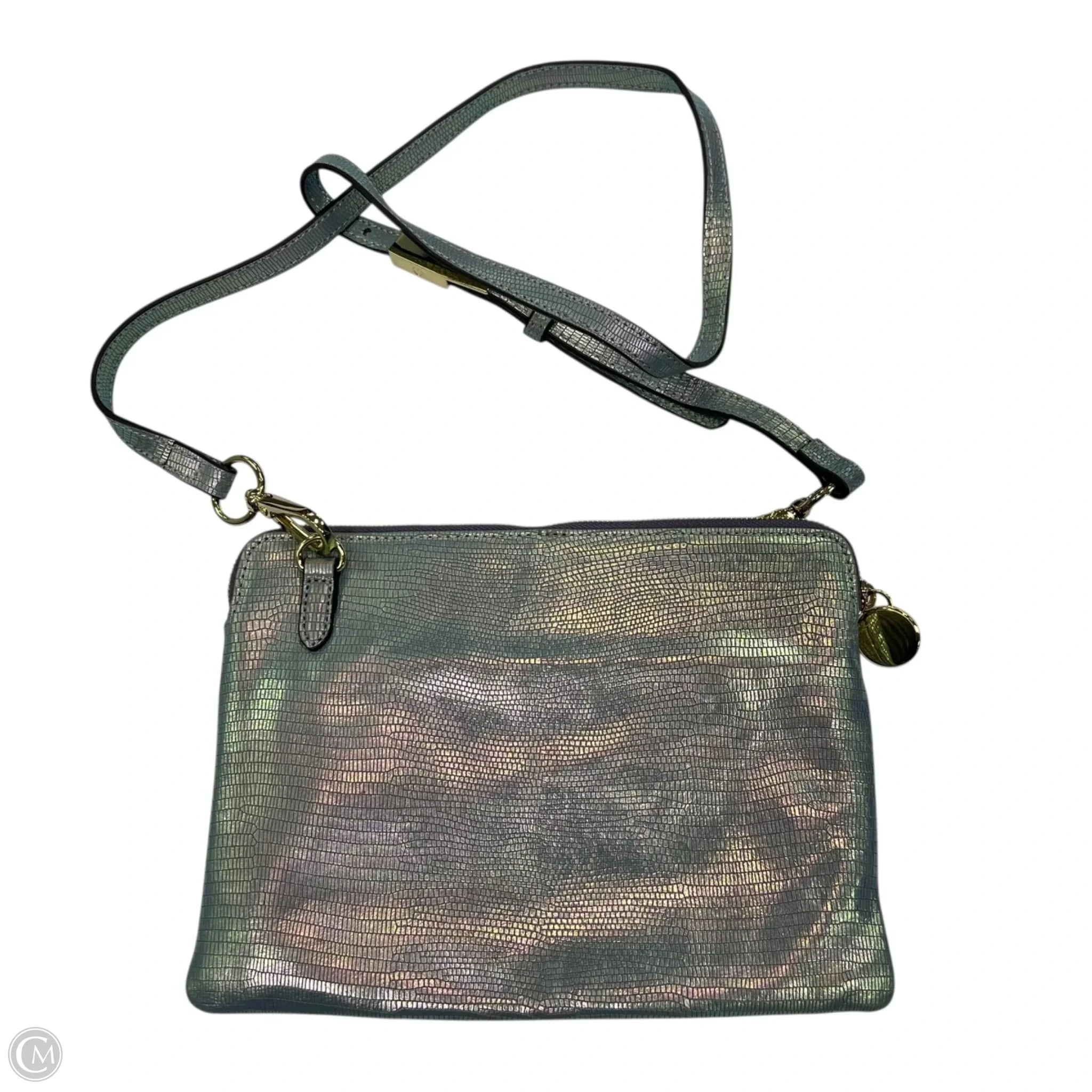 Crossbody Leather By Clothes Mentor, Size: Small