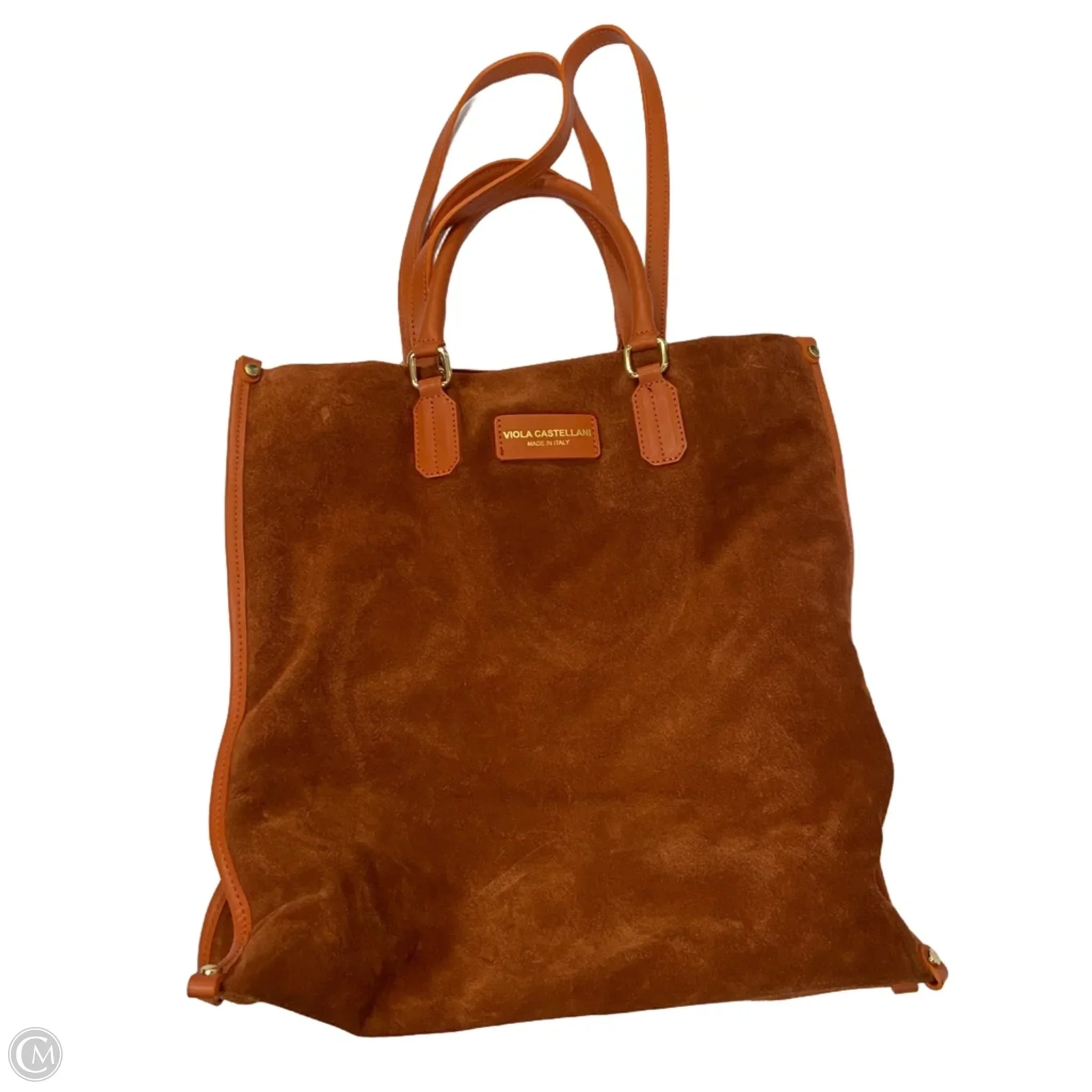 Handbag Leather By Clothes Mentor, Size: Large