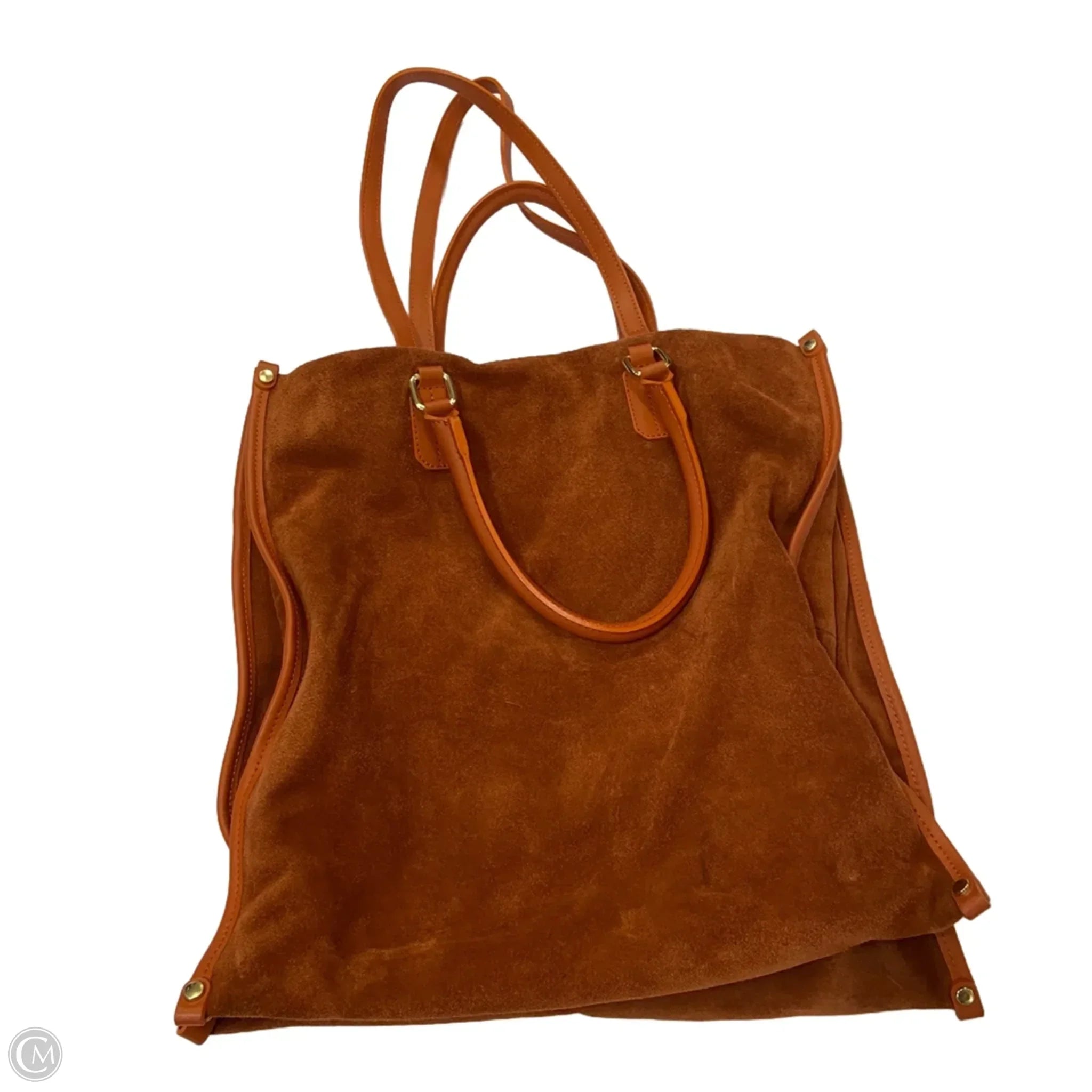 Handbag Leather By Clothes Mentor, Size: Large