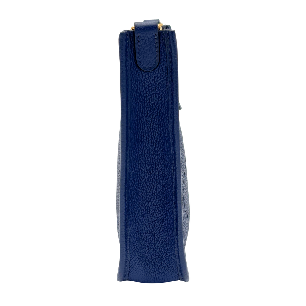 Hermès Evelyne Navy Clemence TPM Gold HW