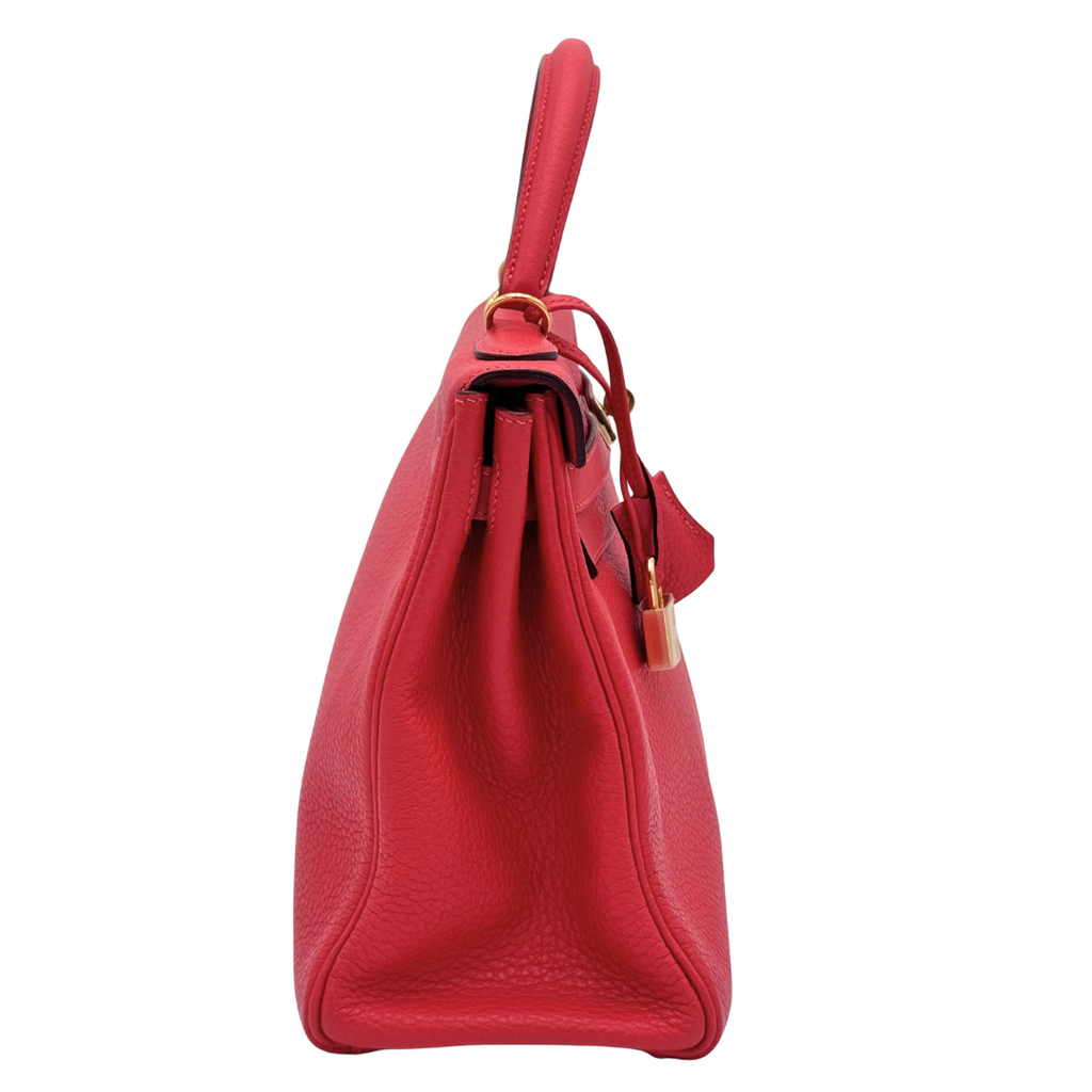 Hermès Kelly Poppy Togo 32CM Gold HW (2014)