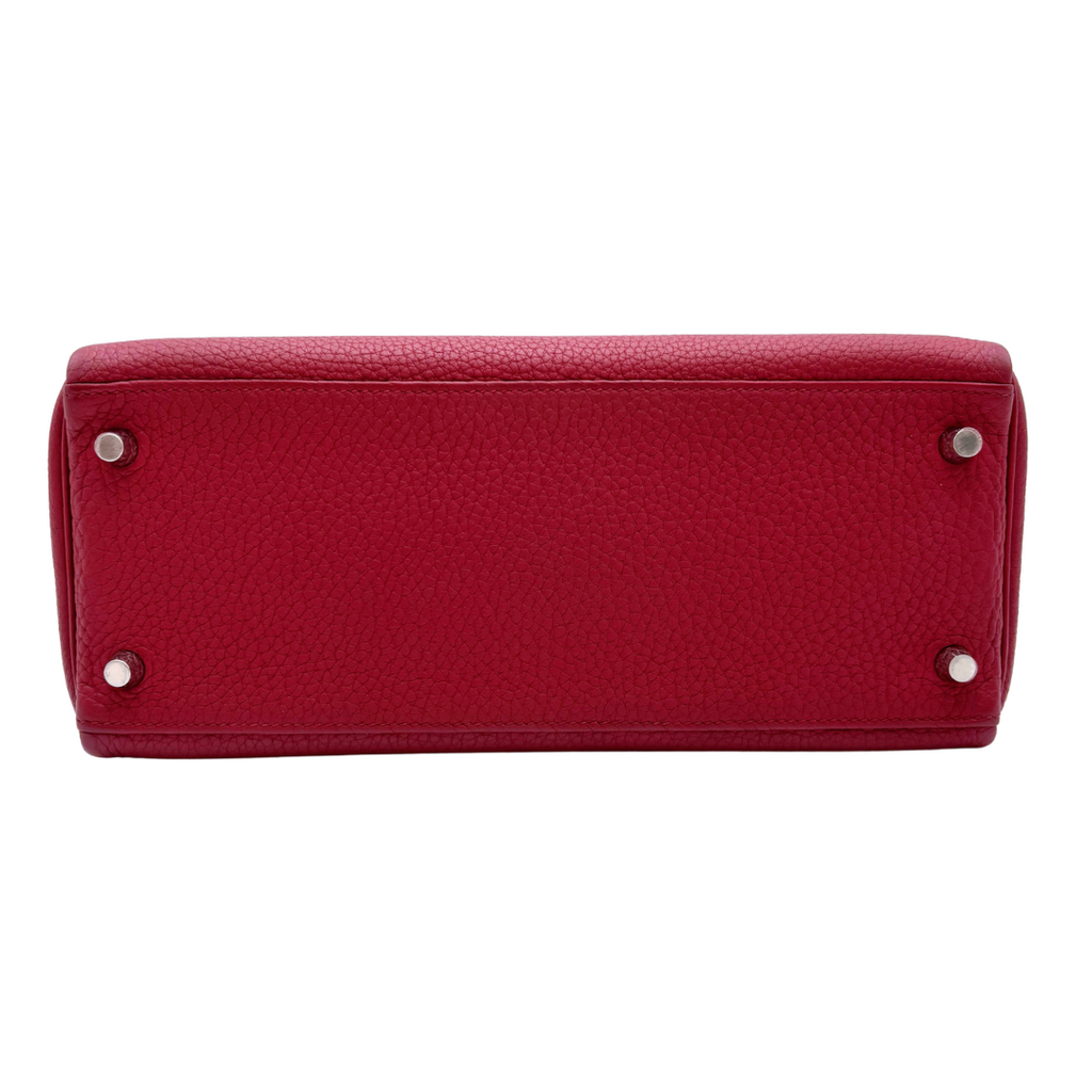 Hermès Kelly Rouge H Togo 28CM Palladium HW (2017)