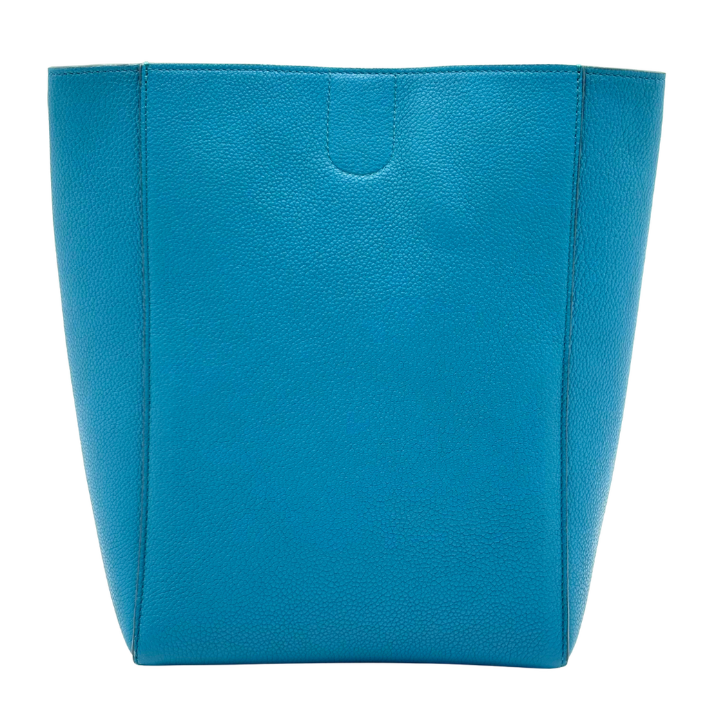 Celine Blue Leather Sangle Bag