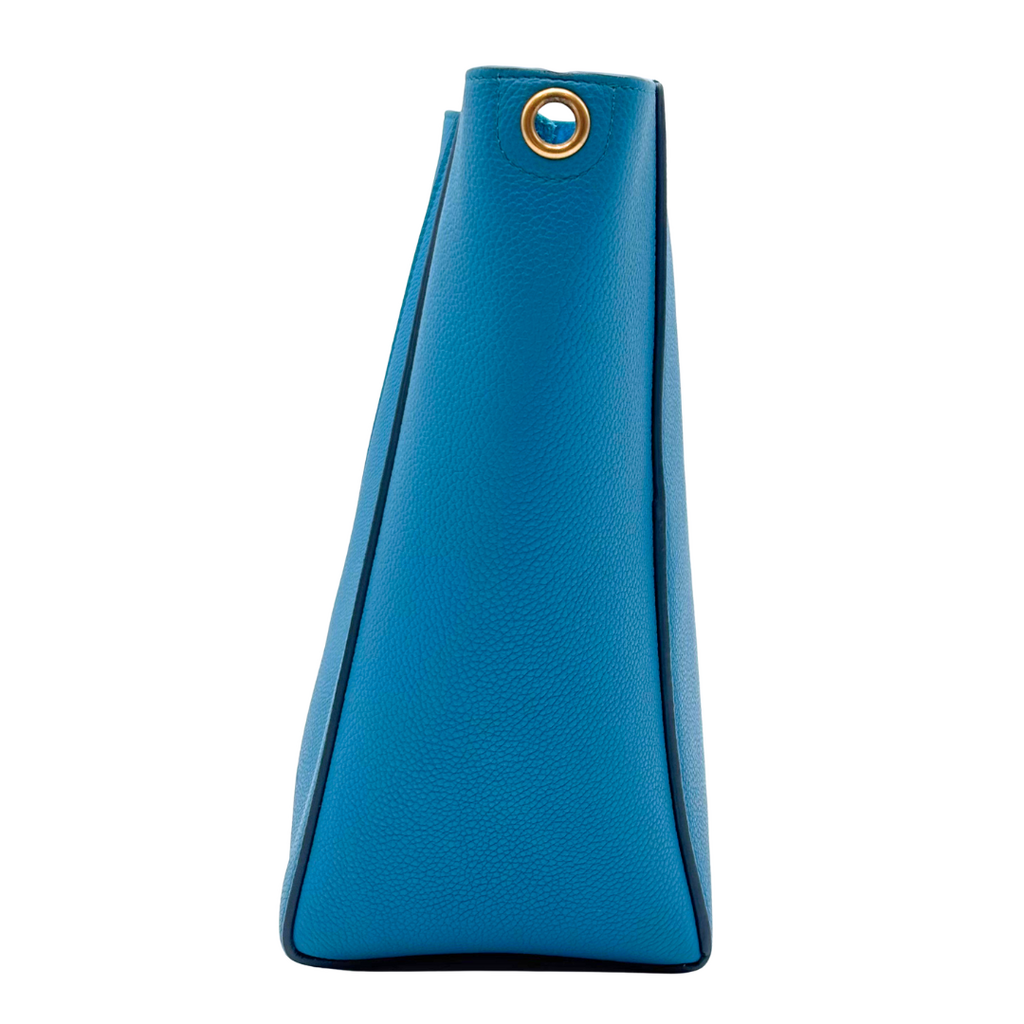 Celine Blue Leather Sangle Bag