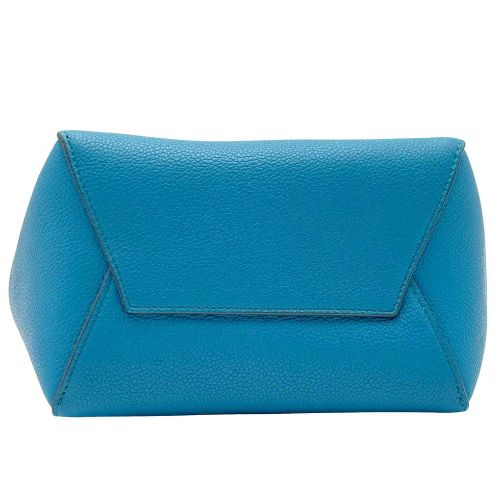 Celine Blue Leather Sangle Bag