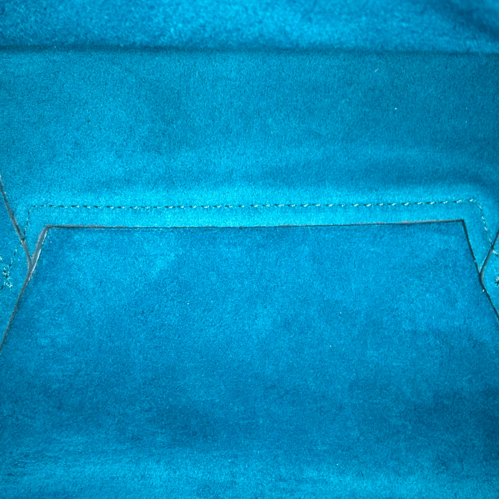 Celine Blue Leather Sangle Bag