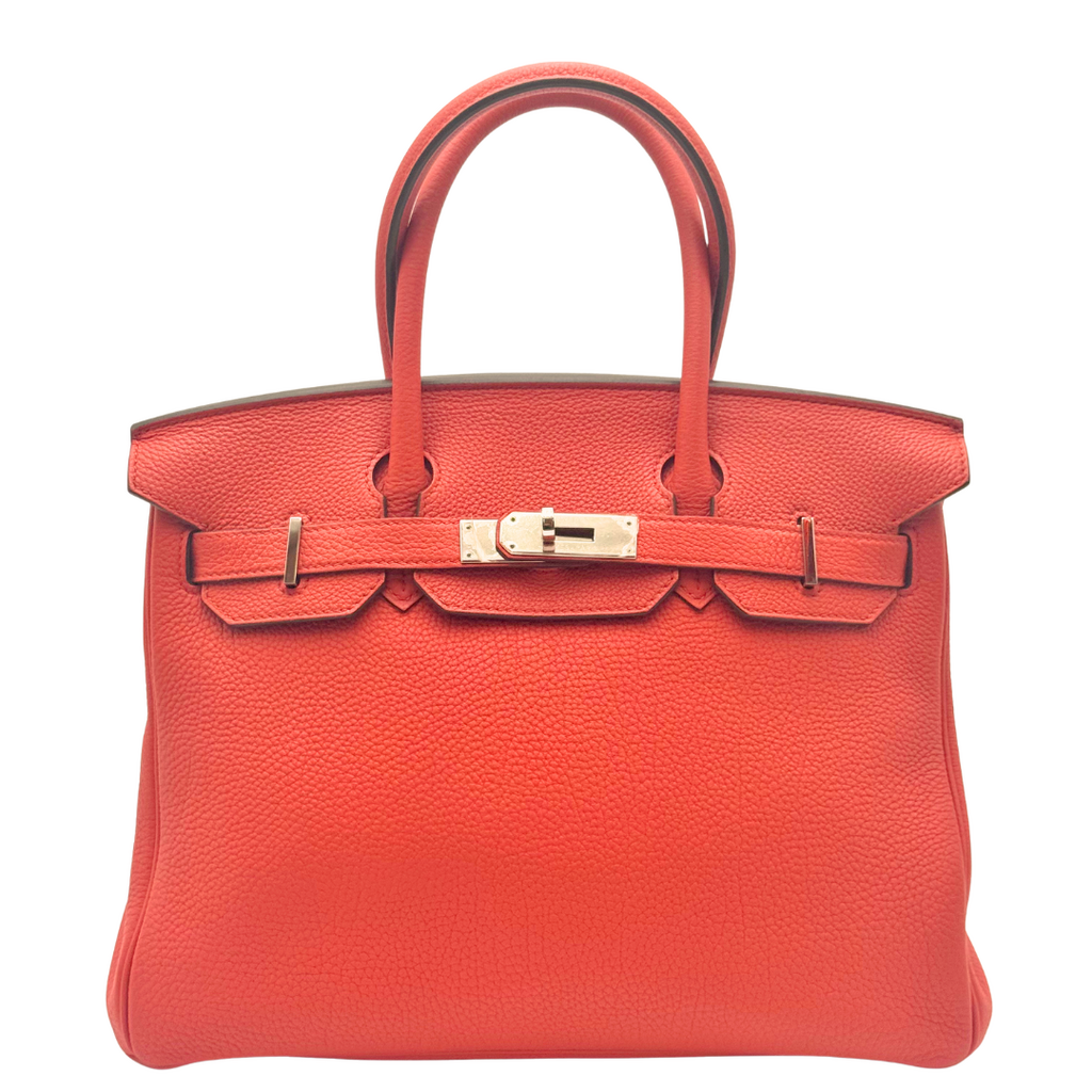Hermès Birkin Dark Orange Togo 30CM Palladium HW (2016)
