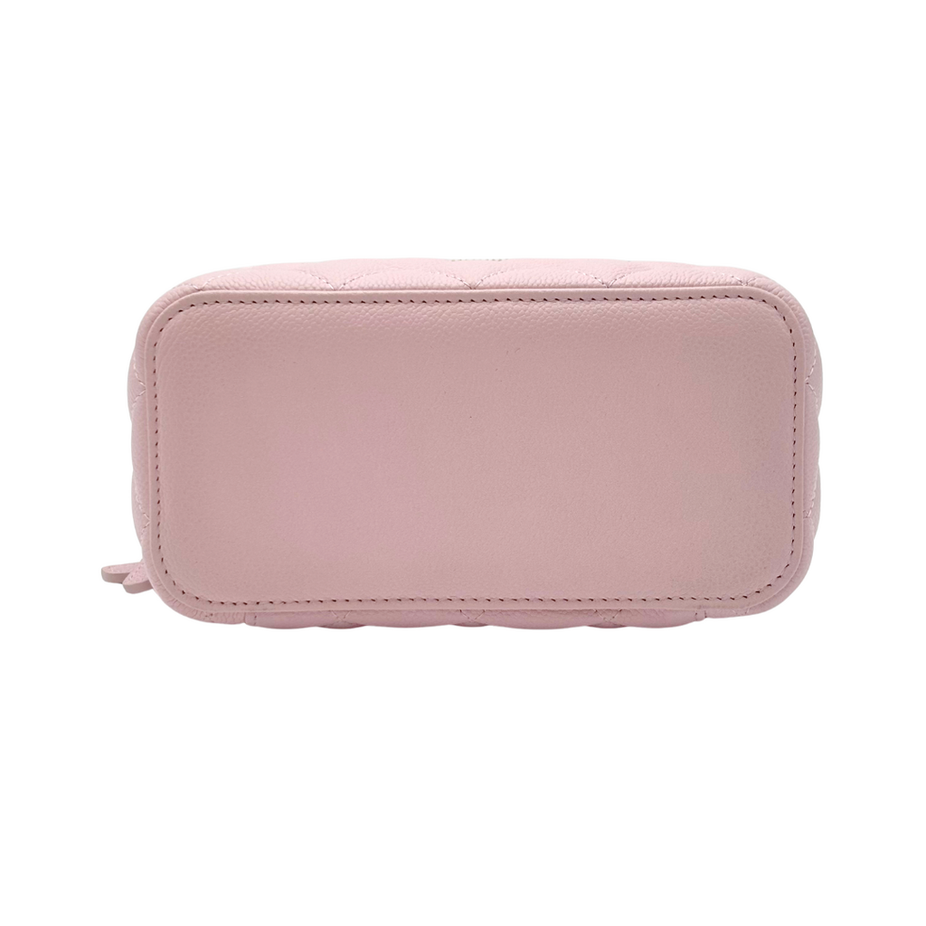 Chanel Pink Caviar Vanity on Chain (FULLSET)
