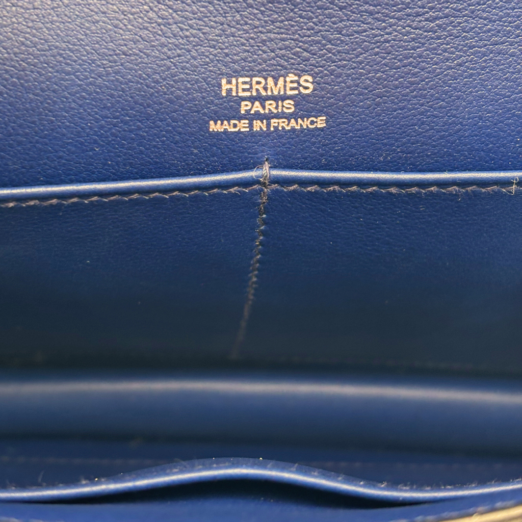 Hermès Blue Saphir Chaine D'ancre Bag (2014)