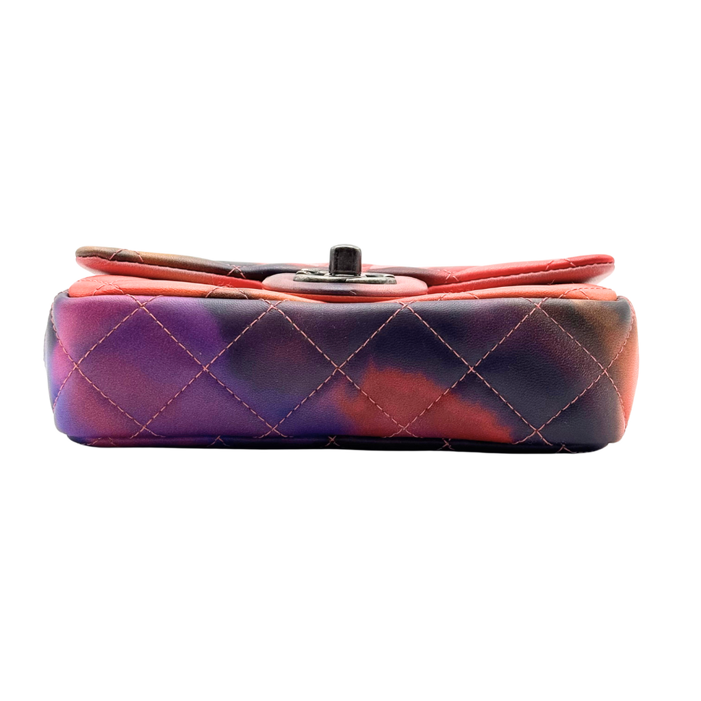 Chane Floral Quilted Ultra Mini Crossbody (FULL SET) (SUPER RARE)