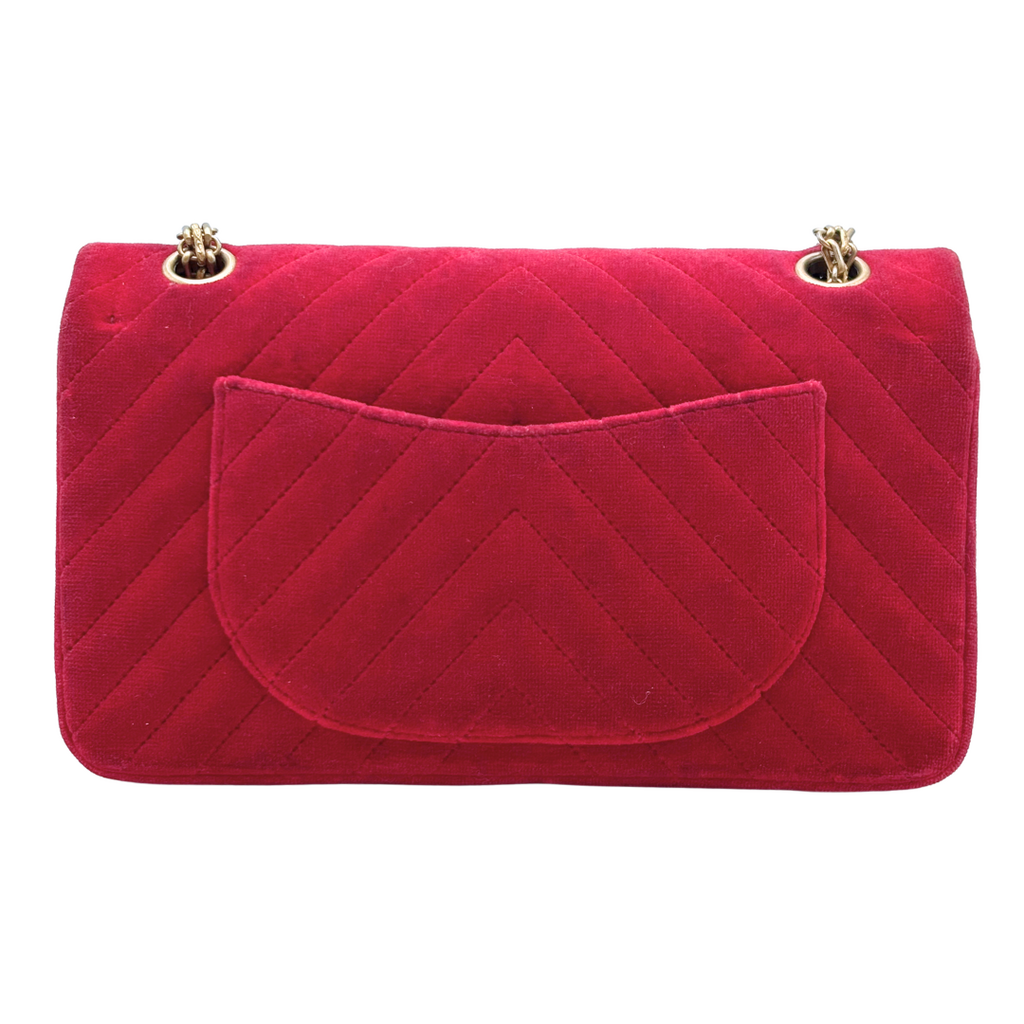 Chanel Red Velvet 2.55 Reissue