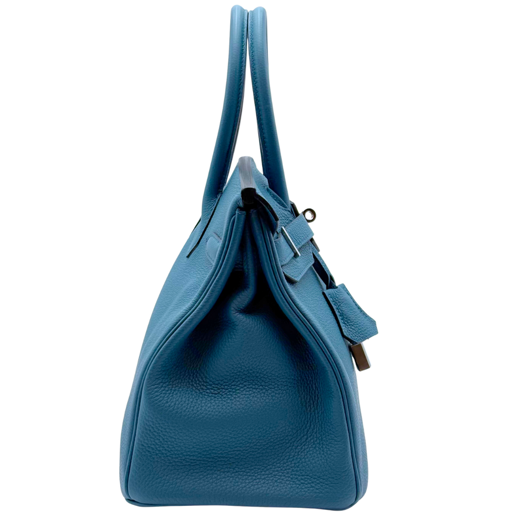 Hermès Birkin Blue Togo 30CM Palladium HW