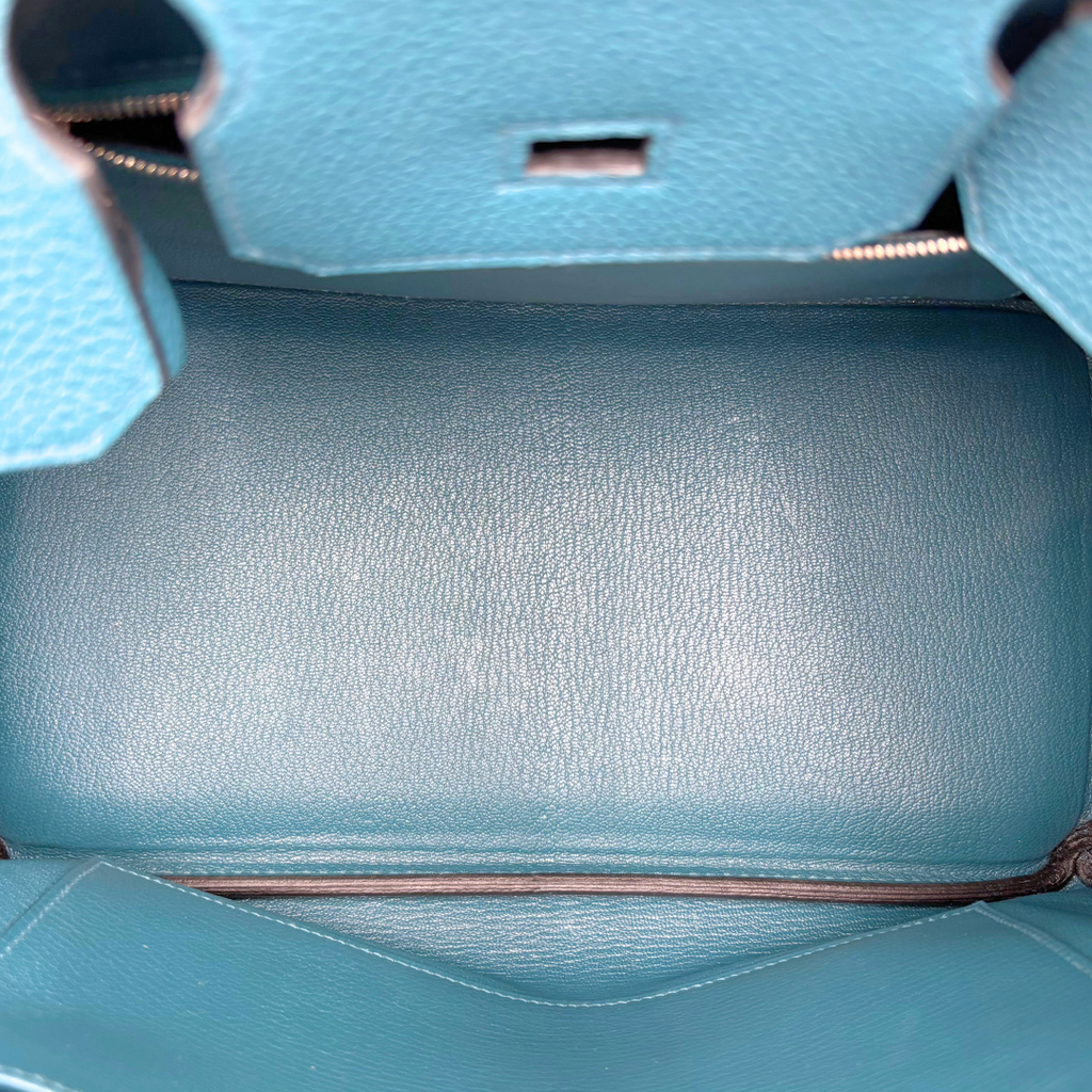 Hermès Birkin Blue Togo 30CM Palladium HW