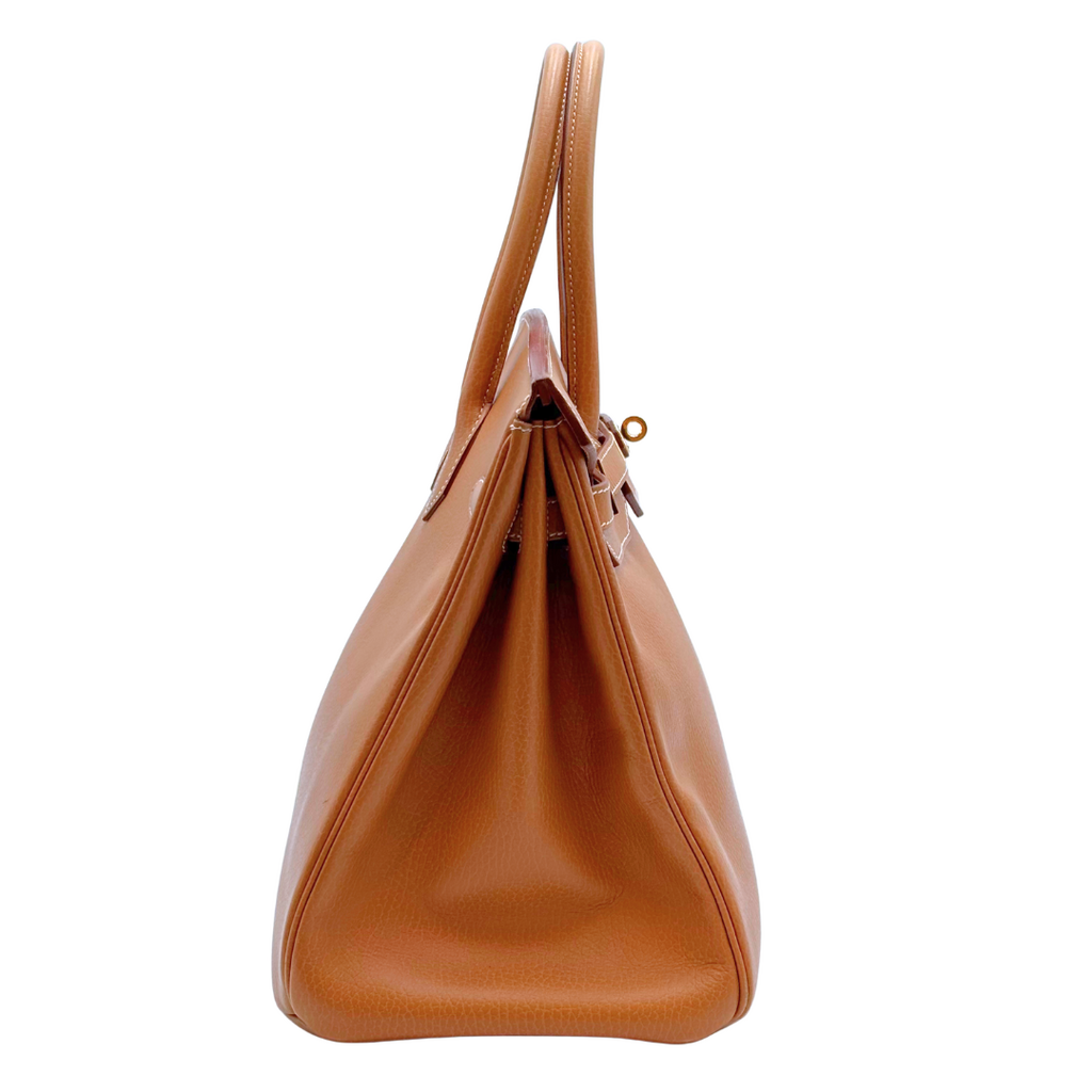 Hermès Birkin Natural Gold Le Tournay 35CM Gold HW (1996)