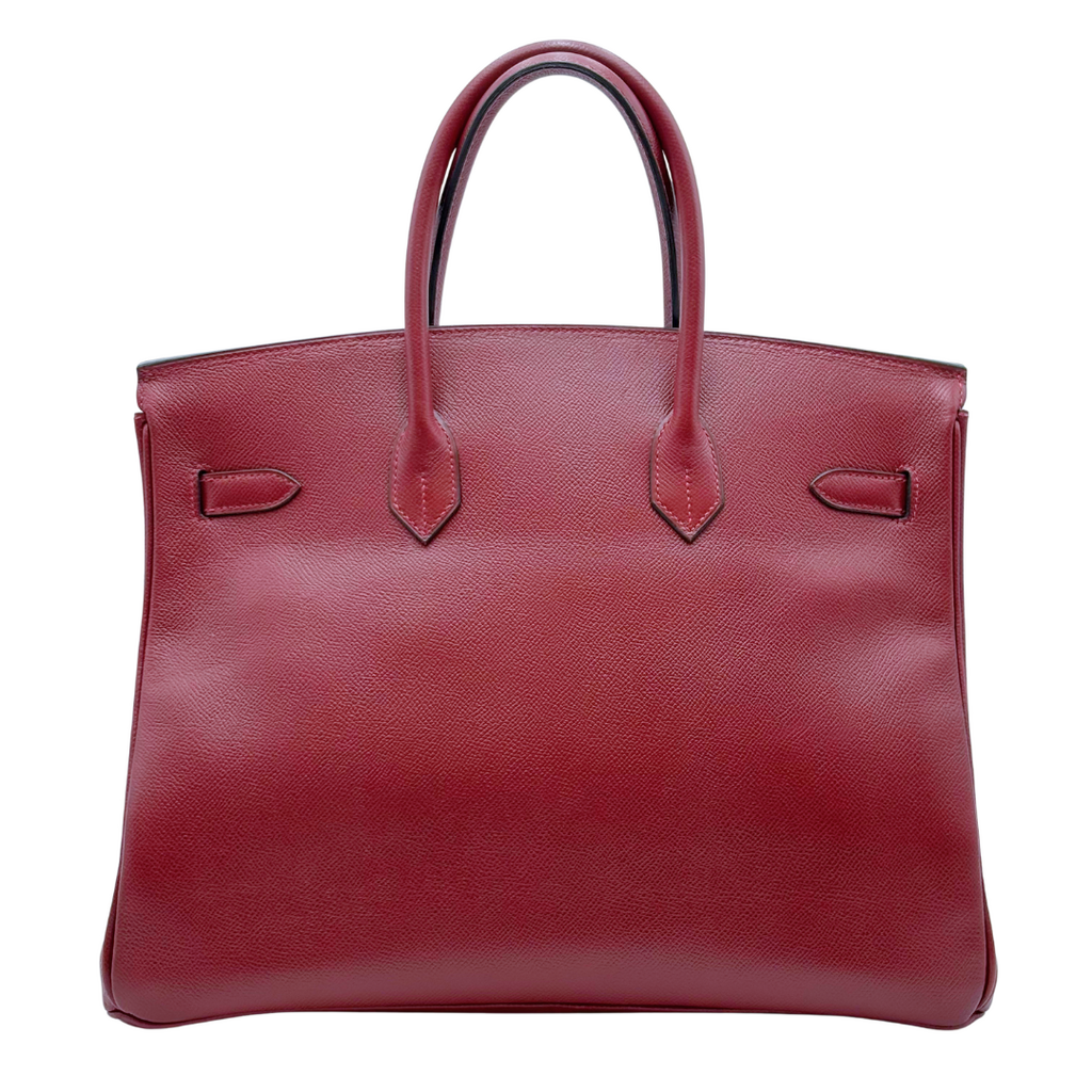Hermès Birkin Rouge H Epsom 35CM Gold HW (2002)