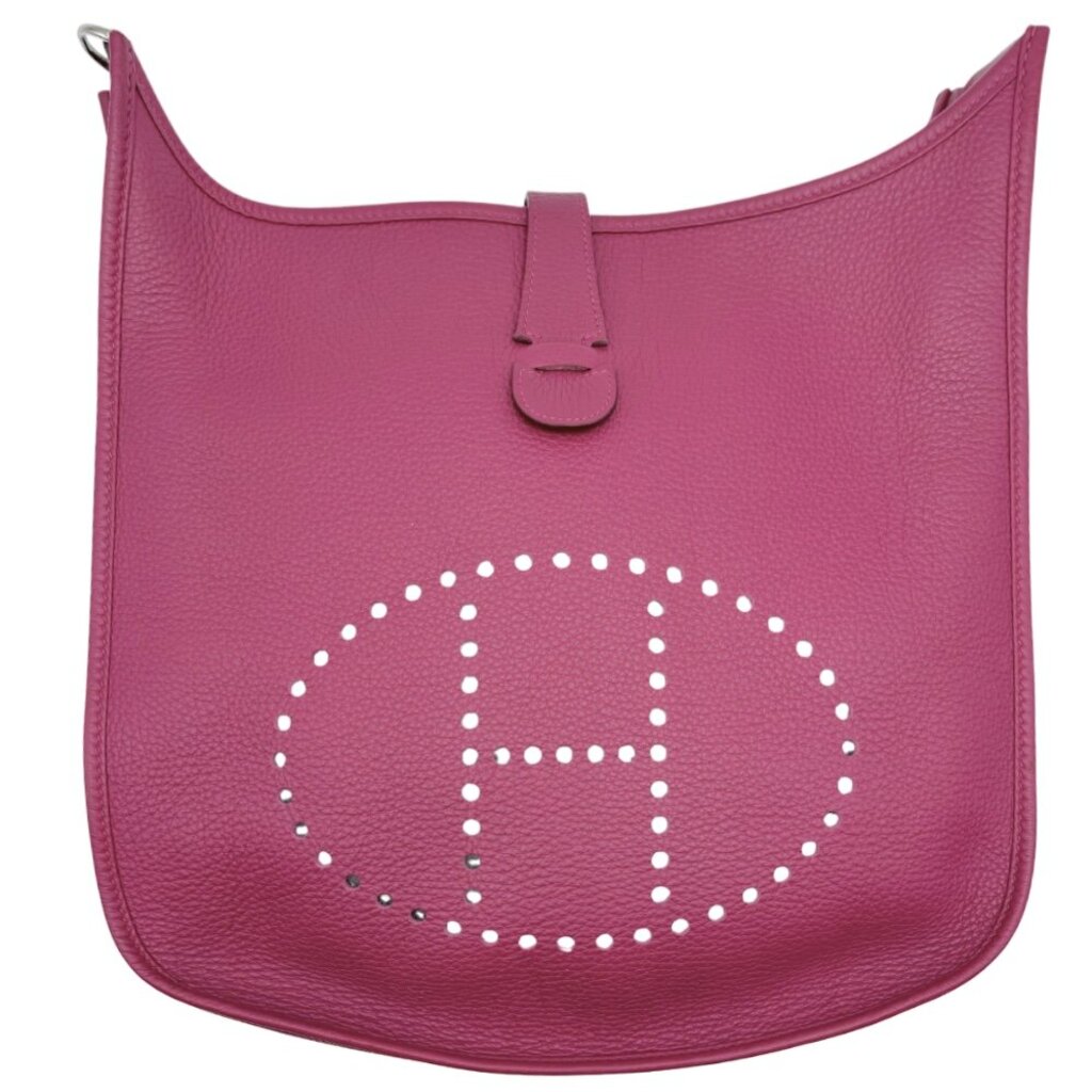 Hermès Evelyne Dark Pink GM Palladium HW