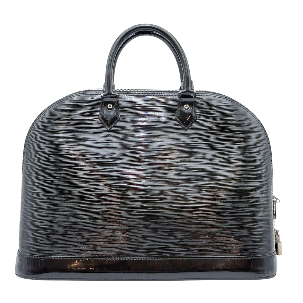 Louis Vuitton Black Epi Alma GM Bag