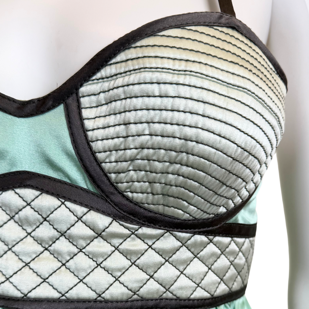 Proenza Schouler NWT 2000S SILK BLEND BUSTIER TANK, 6