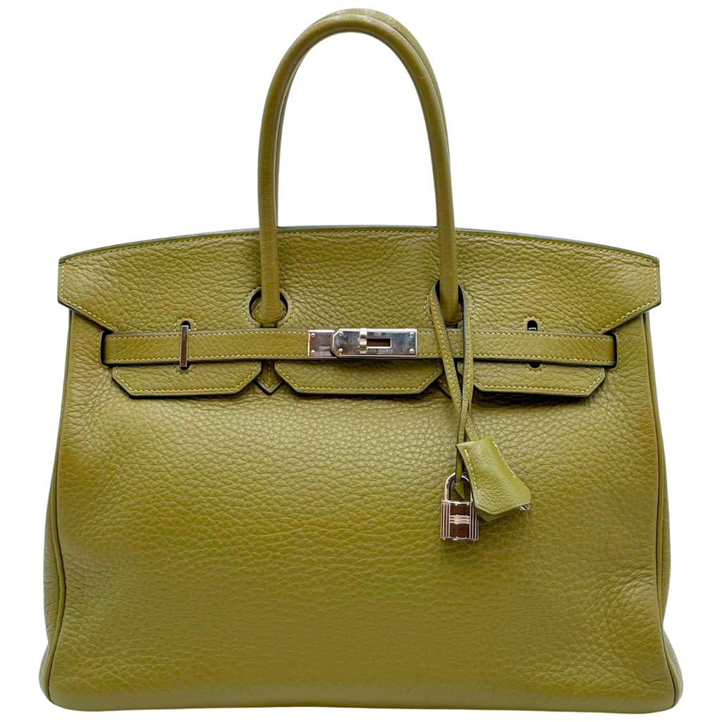 Hermès Birkin Vert Canopee Togo 35CM Palladium HW (2009)
