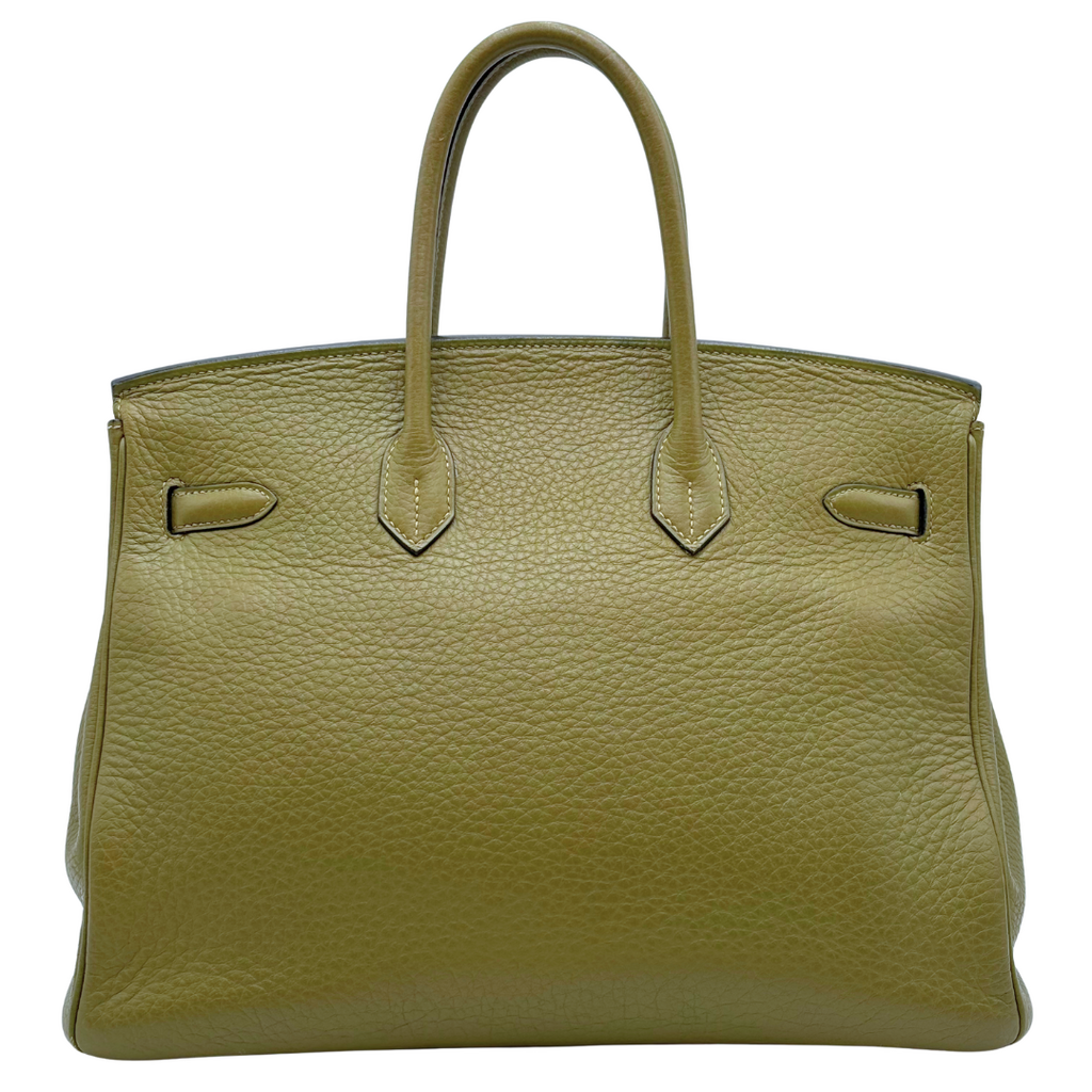 Hermès Birkin Vert Canopee Togo 35CM Palladium HW (2009)