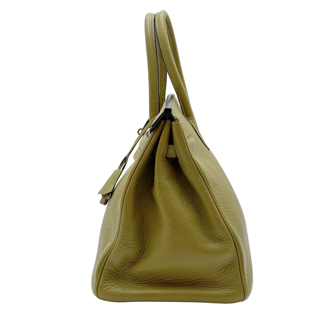 Hermès Birkin Vert Canopee Togo 35CM Palladium HW (2009)