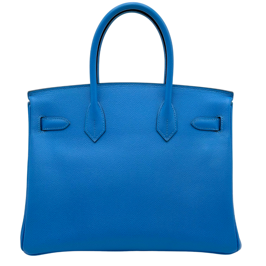 Hermès Birkin Blue France 30CM Palladium HW (2002)