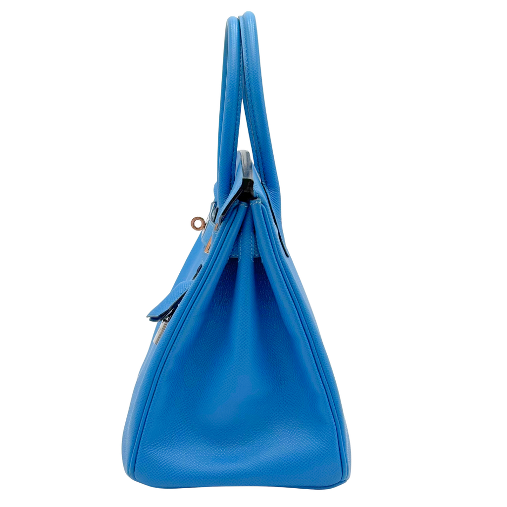 Hermès Birkin Blue France 30CM Palladium HW (2002)