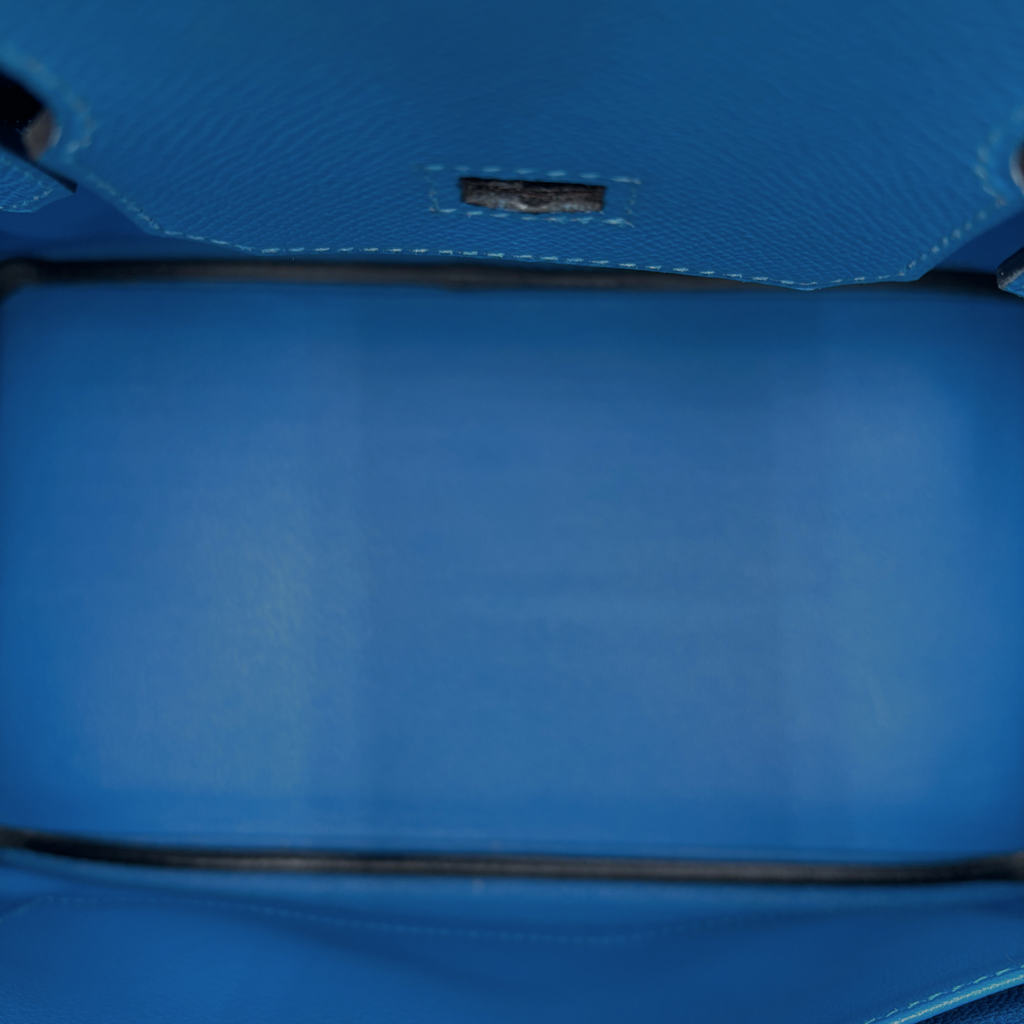 Hermès Birkin Blue France 30CM Palladium HW (2002)