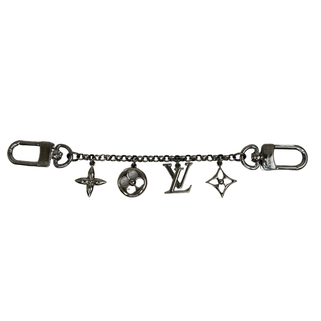 Louis Vuitton Silver LV Key Chain
