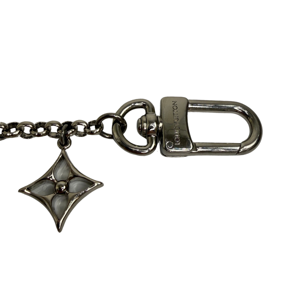 Louis Vuitton Silver LV Key Chain