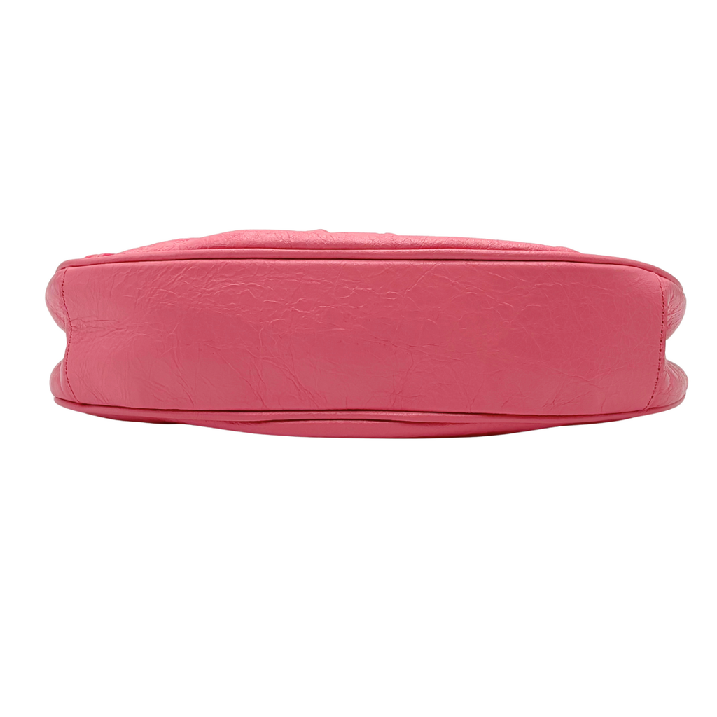 Balenciaga Pink Le Cagole XS Lambskin Leather Shoulder Bag