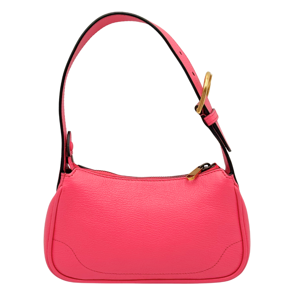Gucci Pink Leather Shoulder Bag
