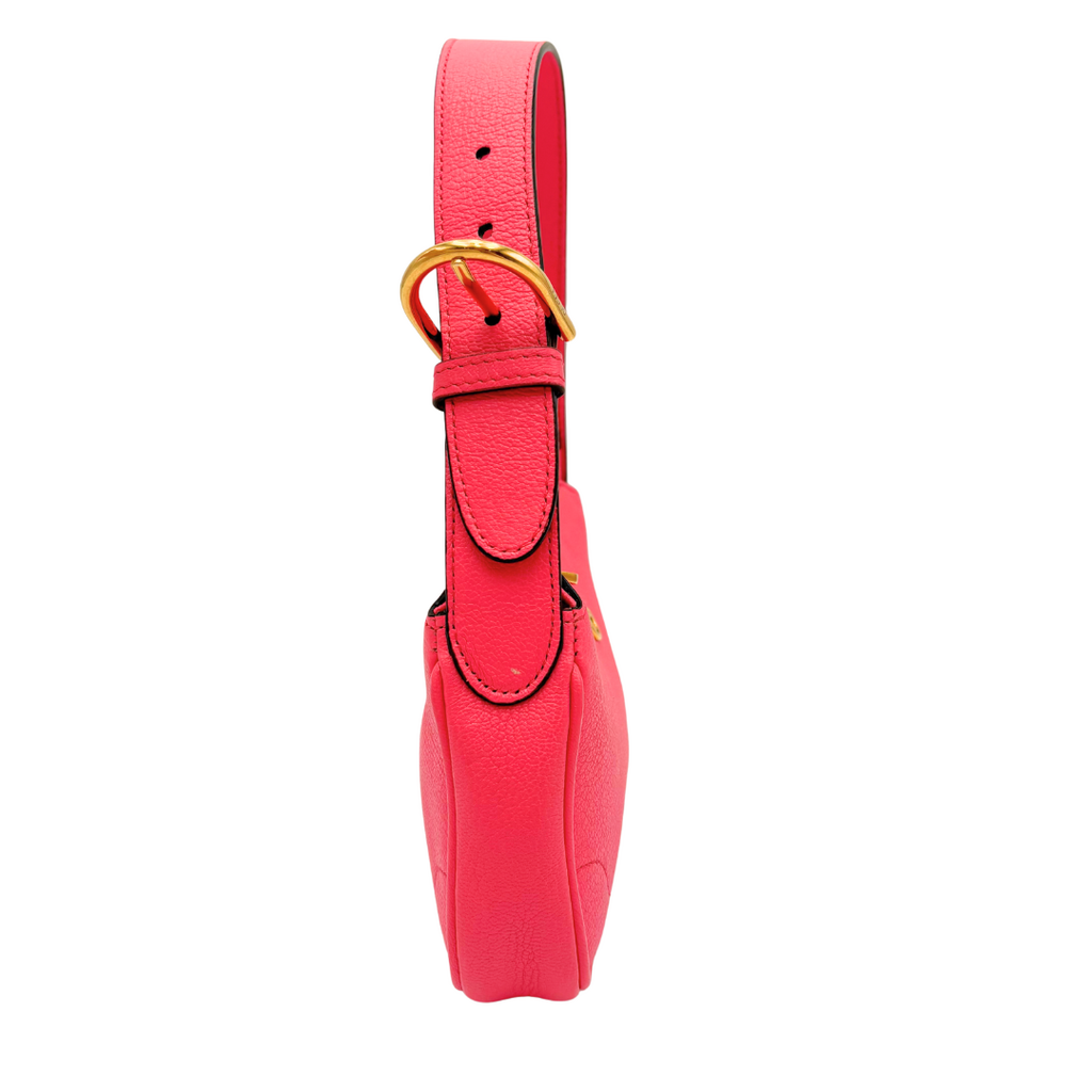 Gucci Pink Leather Shoulder Bag