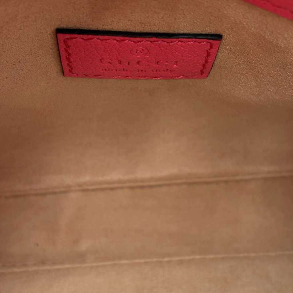 Gucci Pink Leather Shoulder Bag