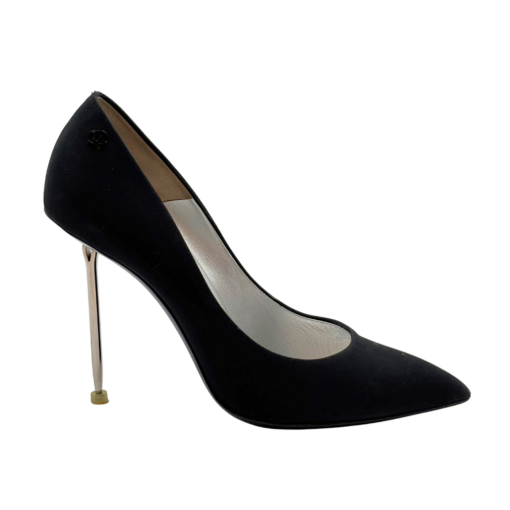 Chanel Black Sewing Needle Pump (2014)