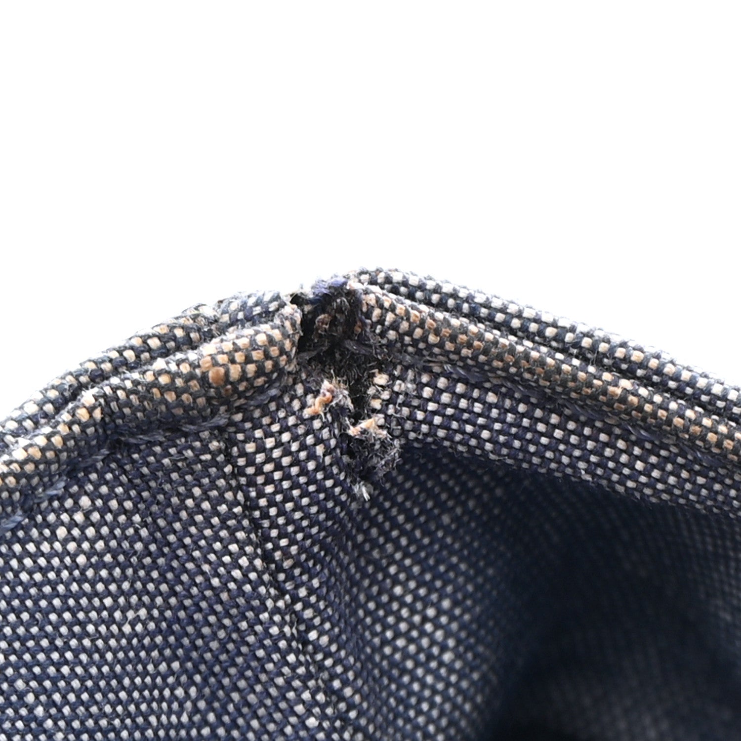 Denim Quilted Medium Graphic Flap Light Blue