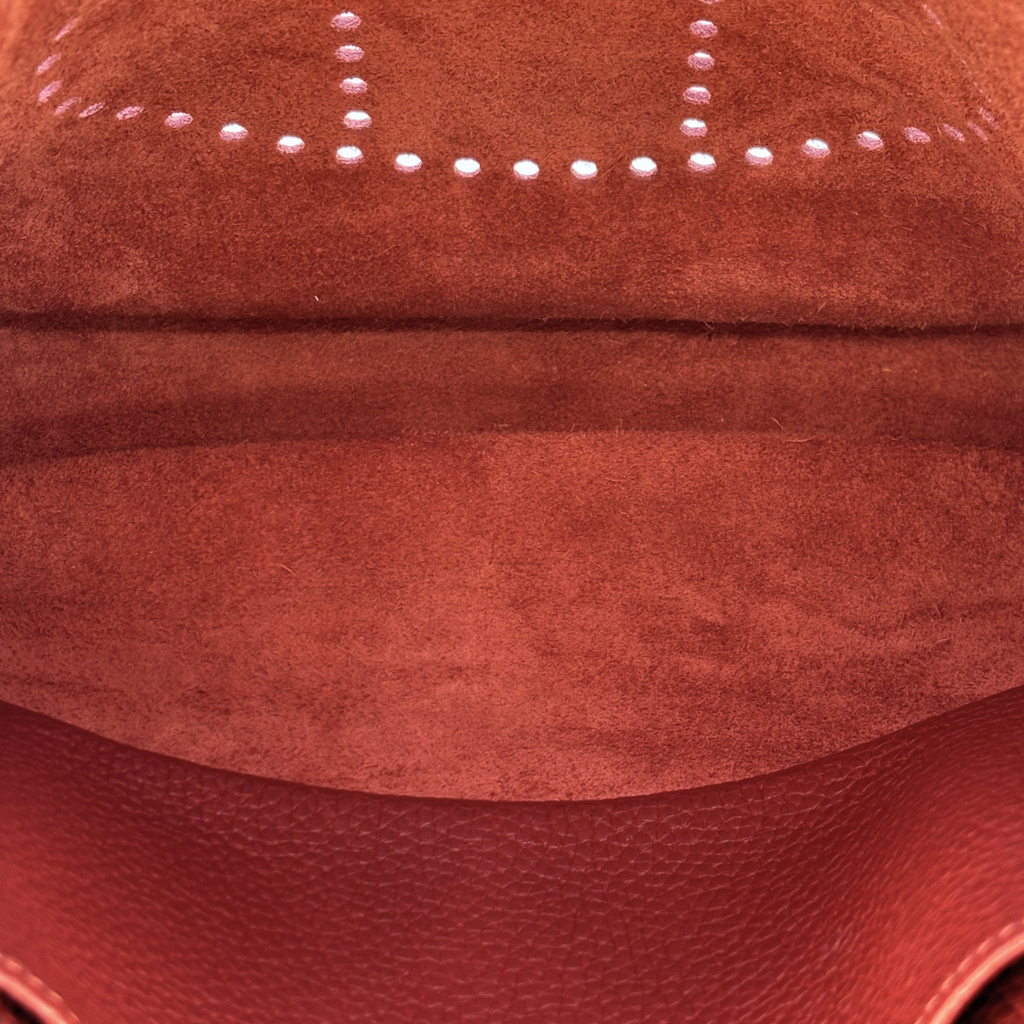 Hermès Evelyne Burgundy Palladium HW