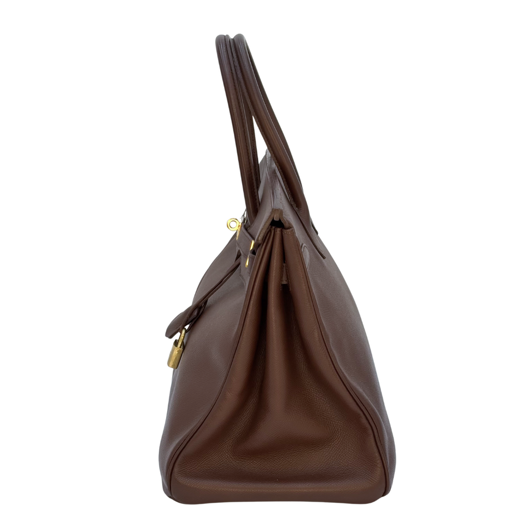 Hermès Birkin Brown Epsom 35CM Gold HW (1998)
