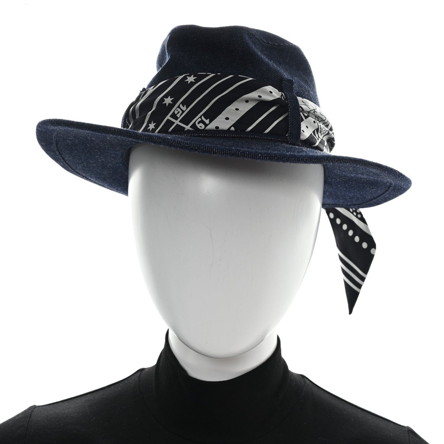 Denim Silky Heloise Hat 58 Indigo