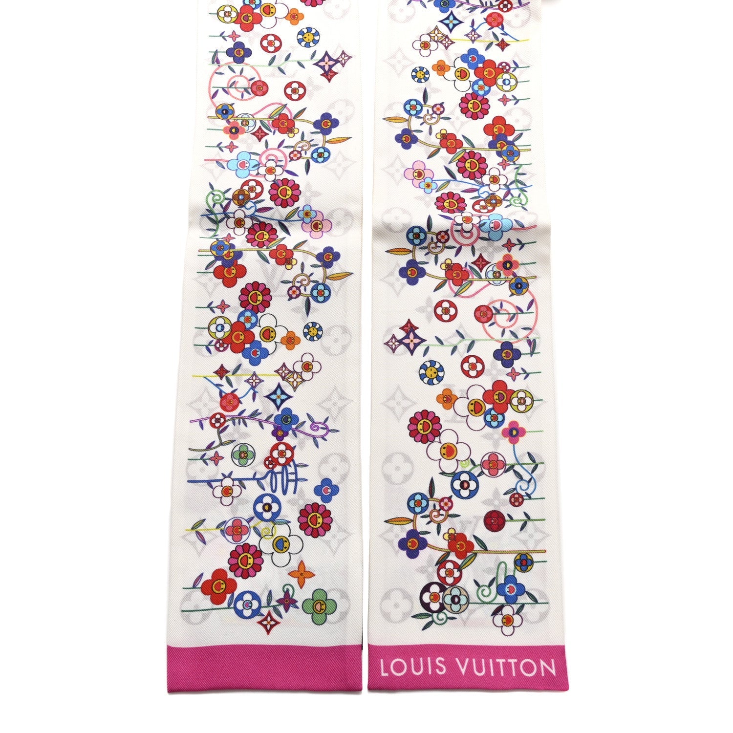 LV X TM Silk Superflat Monogram Bandeau White